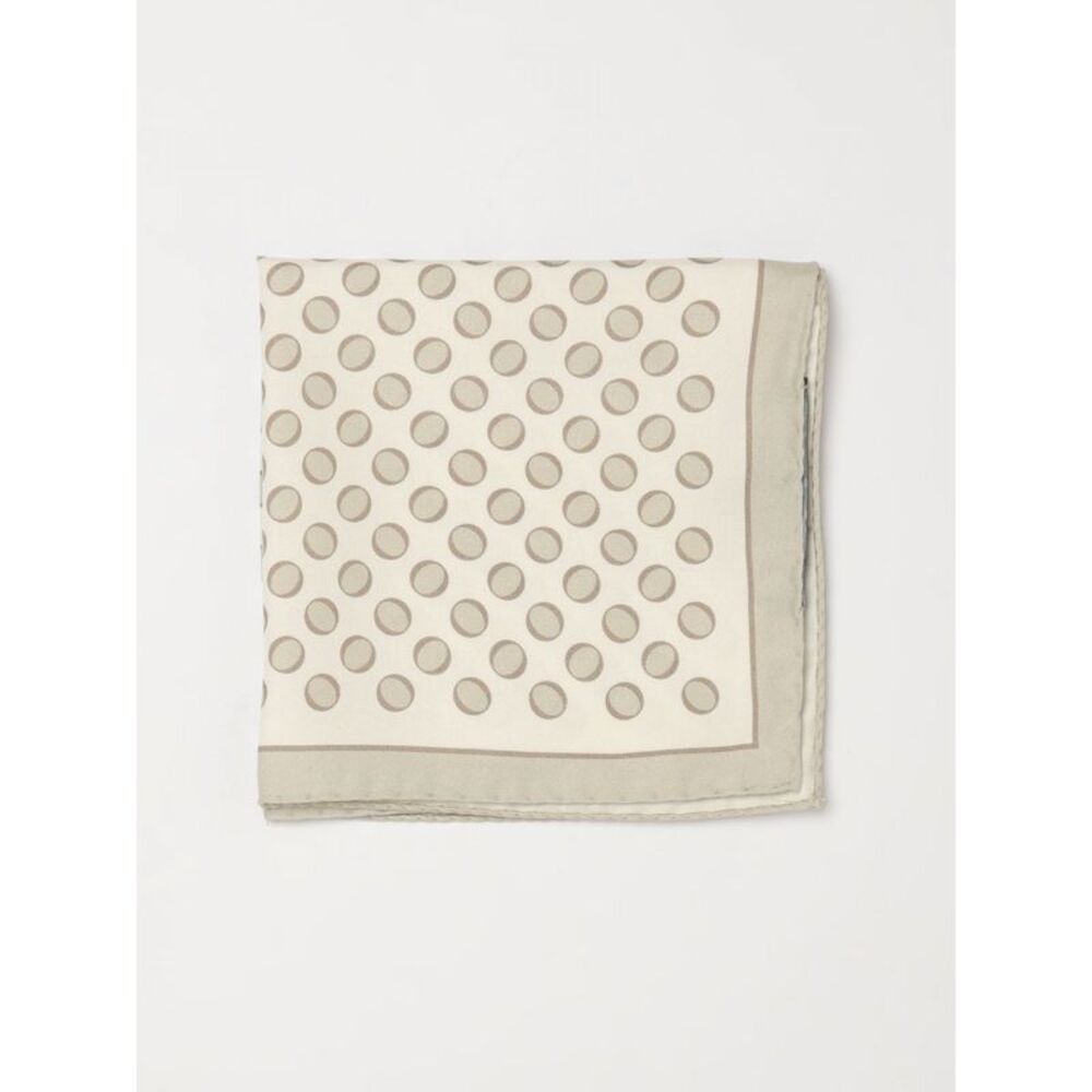 Tagliatore Pocket Square Men White